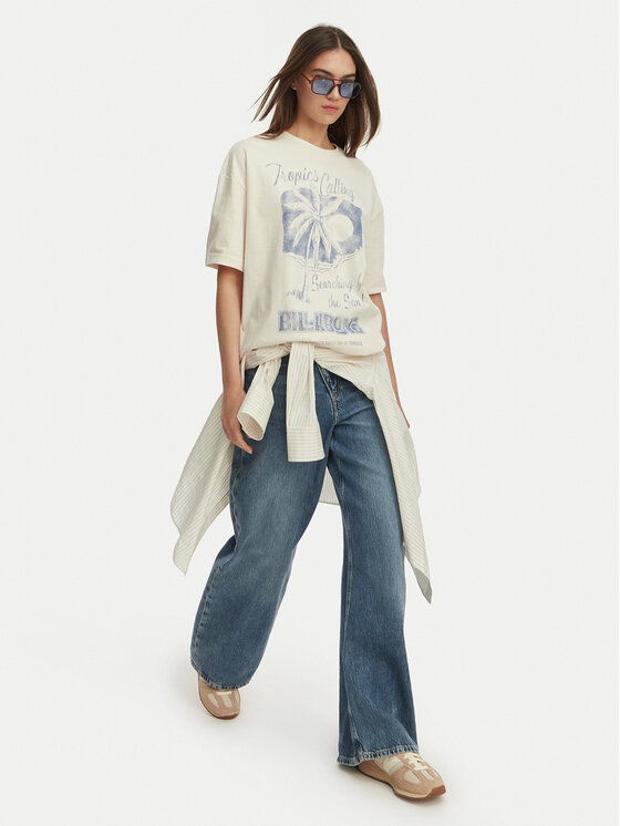 Billabong Billabong Camiseta This Sunny Time EBJZT00479 Blanco Loose Fit