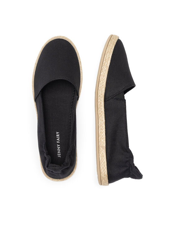 Jenny Fairy Espadrilky Jenny Fairy KAYLA WSK1609-05 Čierna