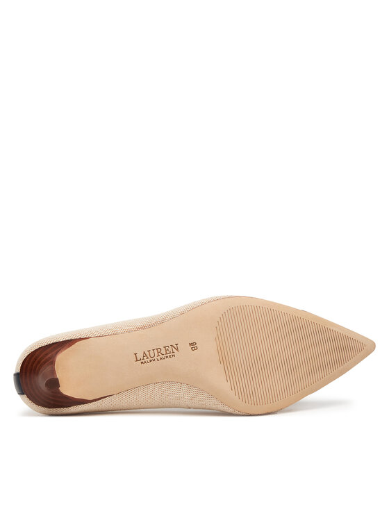 LAUREN RALPH LAUREN Pantofi cu toc subțire LAUREN RALPH LAUREN 802P10395002 Bej