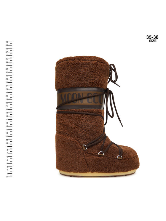 Moon Boot Снігоходи Moon Boot Mb Icon Fleece 80D1403080 Коричневий