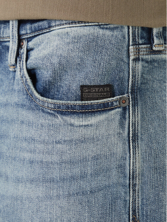 G-STAR G-Star Raw Džinsai Streem D28534-E205 Žydra Slim Fit