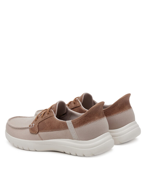 Skechers Īsi apavi Skechers On-The-Go Flex - Palmilla 136536/TPE Bēšs