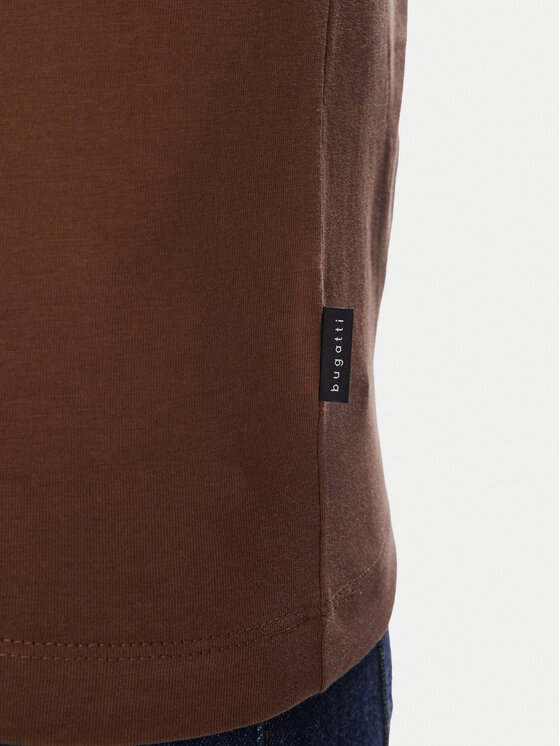 Bugatti Bugatti Camiseta 8350-25048F Marrón Regular Fit