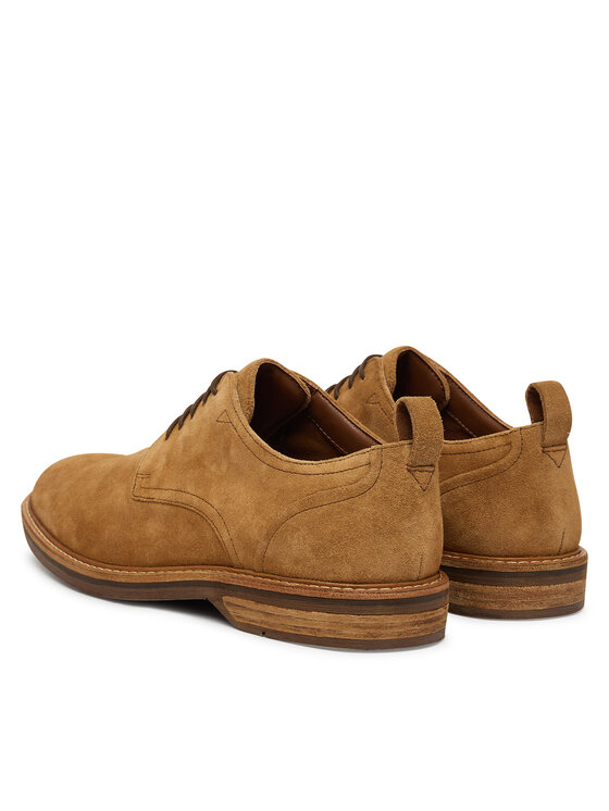 Clarks Туфлі Clarks Aldwin Lace 26186448 Коричневий