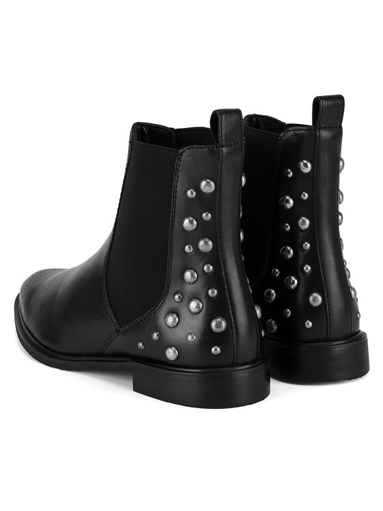 Sergio Bardi Členková obuv s elastickým prvkom Sergio Bardi RST-E1008-07SB Čierna