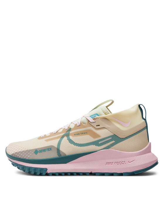 Nike Skriešanas apavi Nike React Pegasus Trail 4 Gtx GORE-TEX DJ7929 100 Bēšs