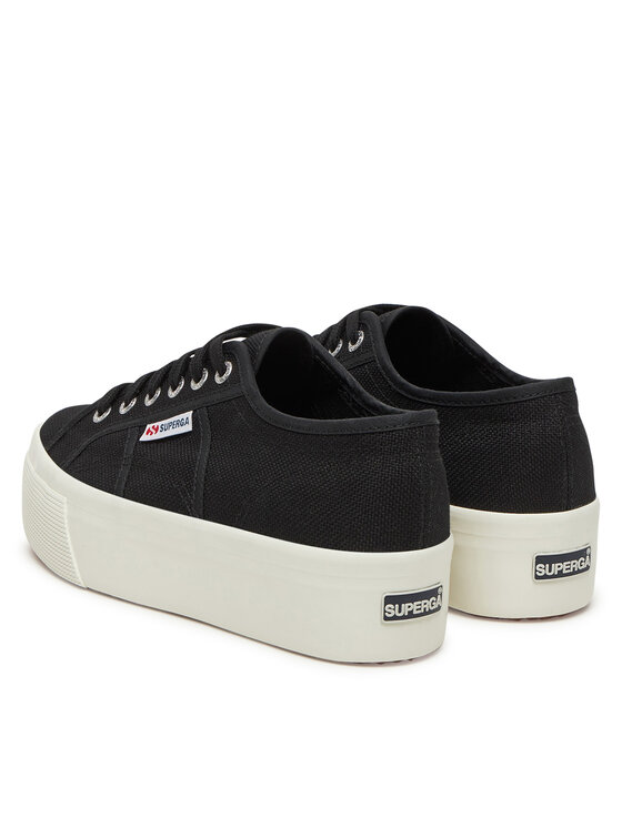 Superga Гуменки Superga 2790 Platform S9111LW Черен