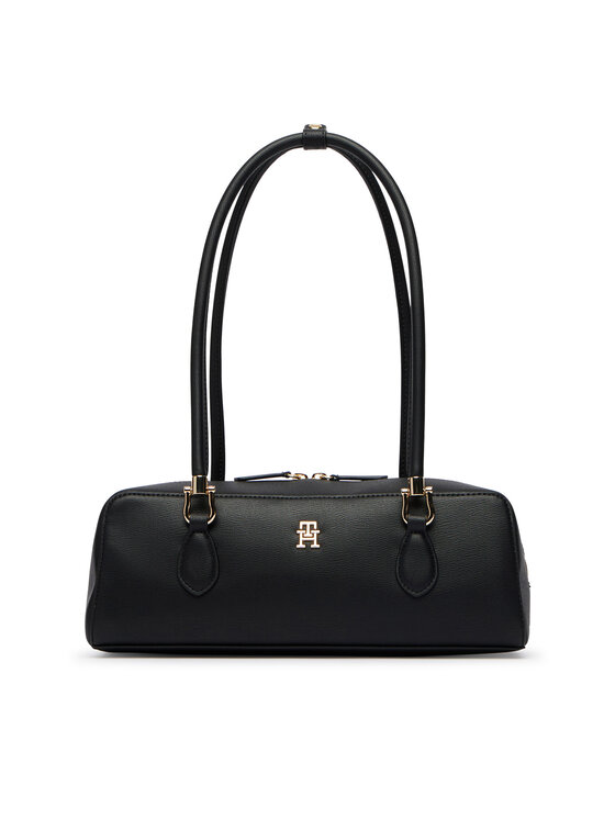 Tommy Hilfiger Kabelka Tommy Hilfiger Th Grace Shoulder Bag AW0AW18748 Čierna