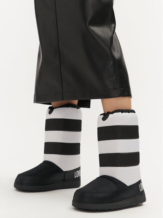 LOVE MOSCHINO Апрески LOVE MOSCHINO JA24302G0LISG00A Черен