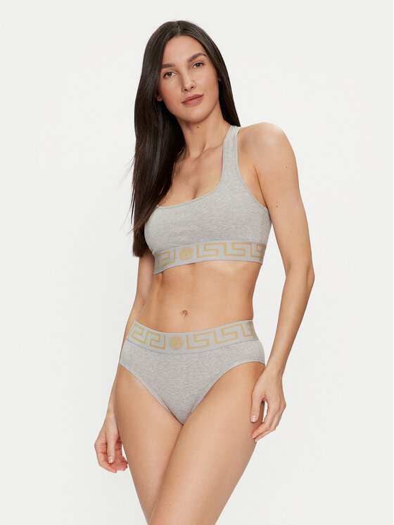 Versace Versace Класичні труси Greca 1001381 Сірий