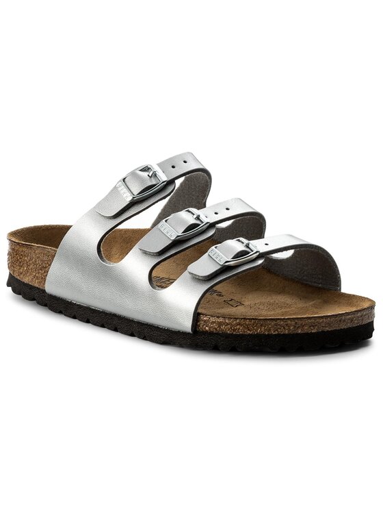 Birkenstock Παντόφλες Birkenstock Florida Bs 0954383 Ασημί