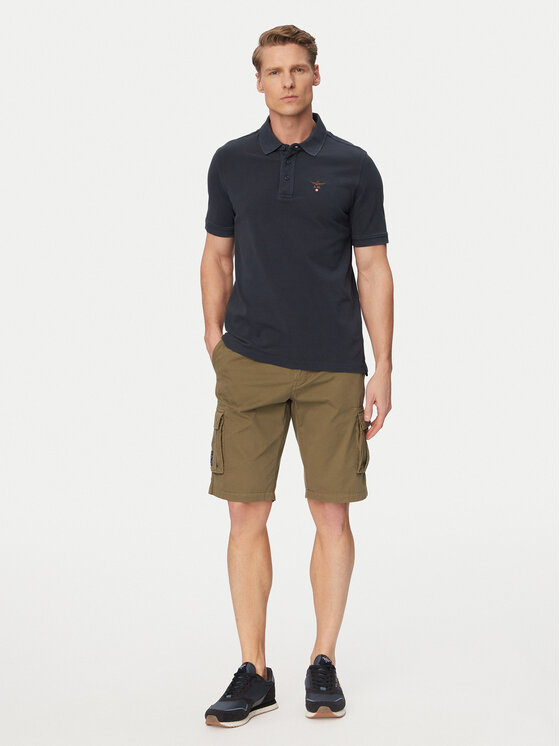 Aeronautica Militare Aeronautica Militare Polo 261PO1925UP00406 Azul marino Regular Fit