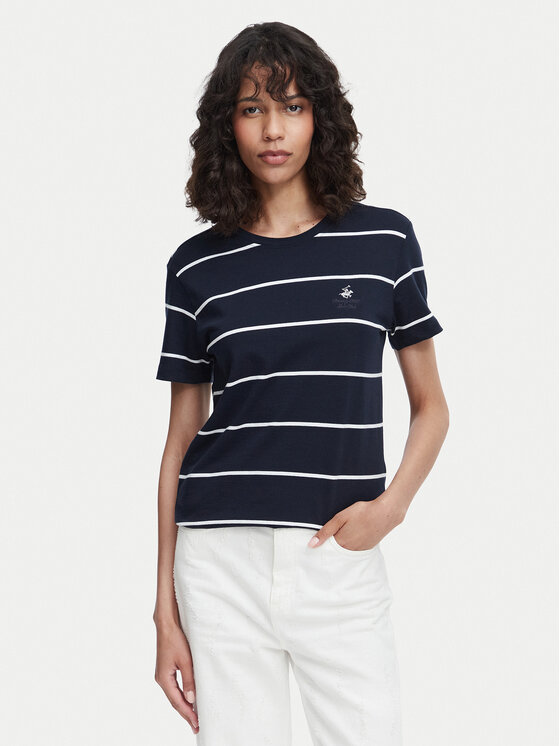 Beverly Hills Polo Club Beverly Hills Polo Club Футболка P-SS26W-TS0162 Cиній Regular Fit