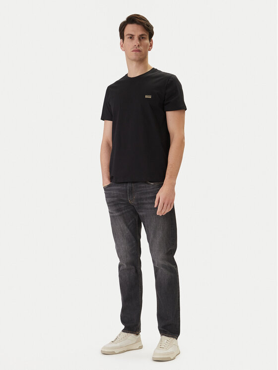 BOSS BOSS Camiseta 50531401 Negro Regular Fit