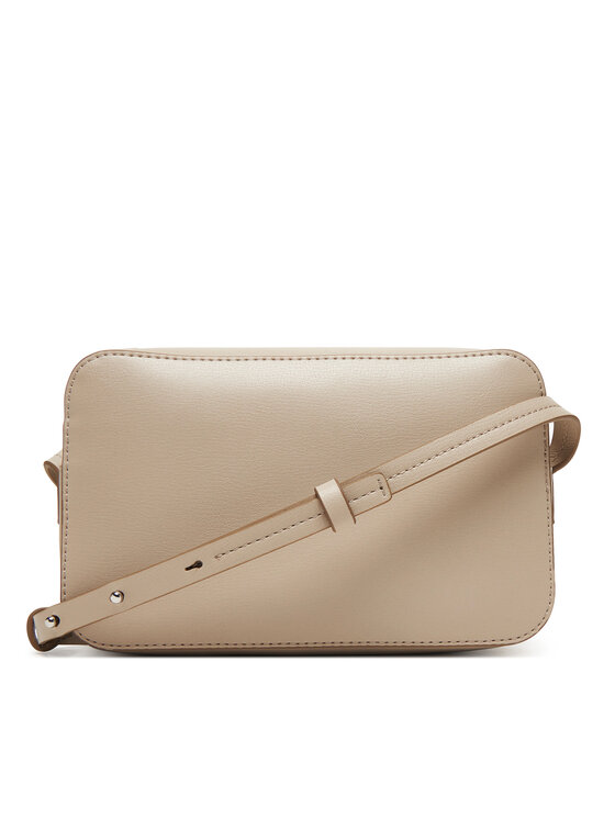 Calvin Klein Rankinė Calvin Klein Foil Logo Elongated Camera Bag LV04F3276G Smėlio