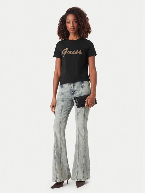 Guess Guess Camiseta W6YI29 K4348 Negro Regular Fit