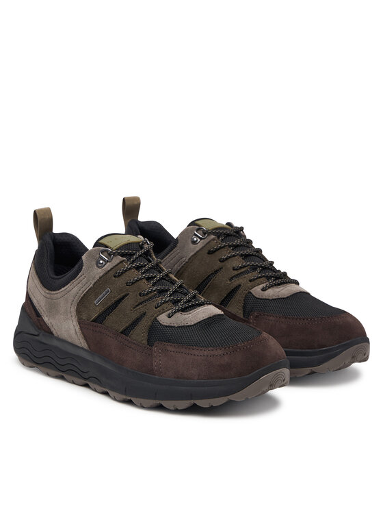 Geox Sneakersy Geox U Spherica 4X4 B Abx U66FDB 02211 C6KB3 Brązowy ciemny