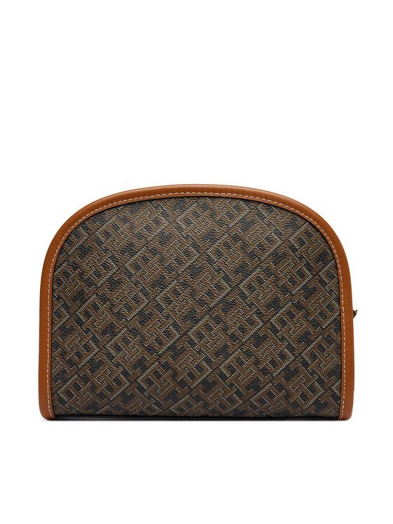 Tommy Hilfiger Kosmetinė Tommy Hilfiger Th Icon Washbag Mono Print AW0AW18927 Juoda