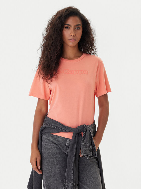 Kappa Kappa Camiseta Frega 351M1KW Naranja Regular Fit