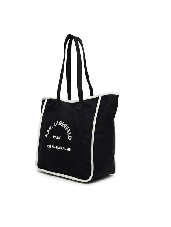 KARL LAGERFELD Kabelka KARL LAGERFELD A3W50018 Čierna