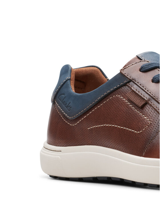 Clarks Снікерcи Clarks Mapstone Lace 26176886 Коричневий