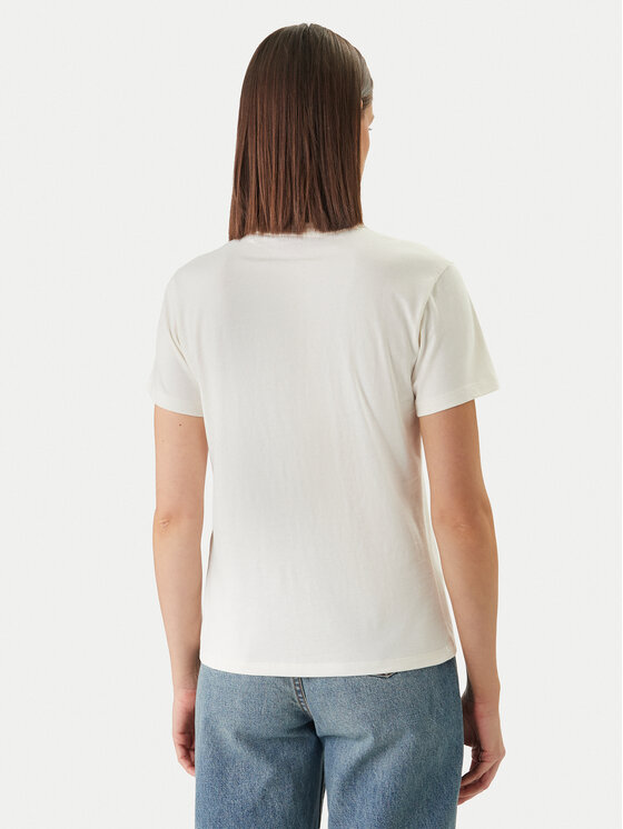 HUGO HUGO Camiseta Damacia_7 50561233 Écru Regular Fit