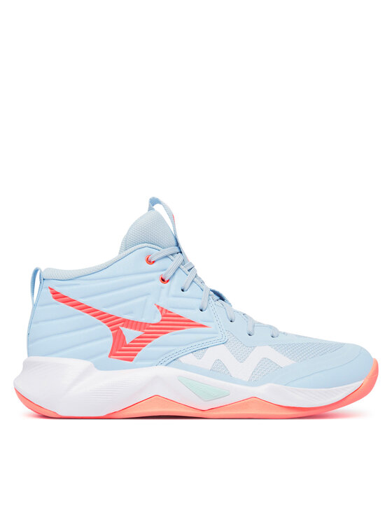 Mizuno Παπούτσια Σάλας Mizuno Wave Momentum Pro Mid V1GC2545 Ανοιχτό μπλε