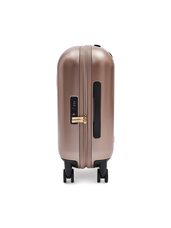 Trolley LIU JO – Polycarbonate Noir – Logo – Dimensions Cabine (55x23x36 Cm)