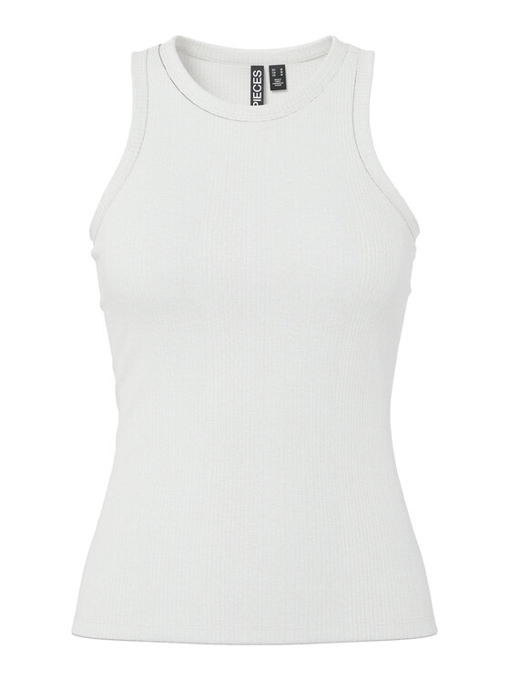 Pieces Pieces Топ Ruka 17133673 Білий Slim Fit