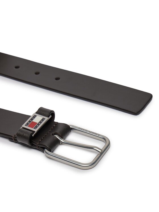 Tommy Jeans Pánsky opasok Tommy Jeans Tjm Scanton 3.5 AM0AM12045 Hnedá