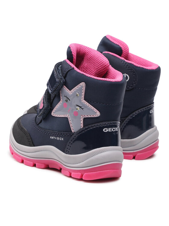 Geox Snehule Geox B Flanfil G.B Abx A B163WA 050FU C4268 M Tmavomodrá