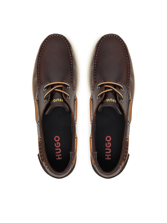 HUGO Мокасини HUGO Darcy Boat LT 50563321 Коричневий