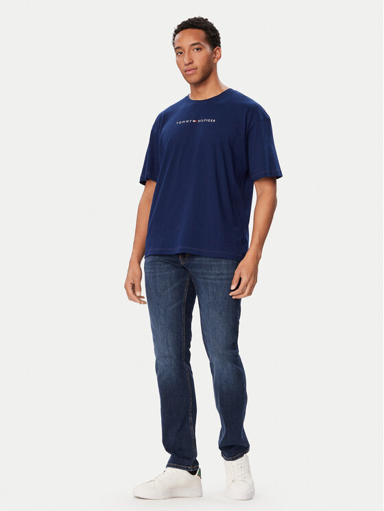 Tommy Hilfiger Tommy Hilfiger Camiseta UM0UM03685 Azul Regular Fit