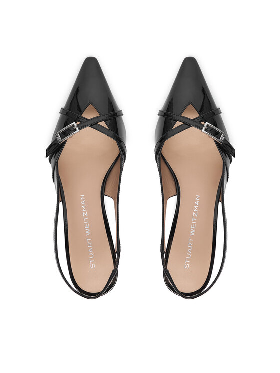 Stuart Weitzman Туфлі Stuart Weitzman Georgie Slingback 50 SM977 Чорний