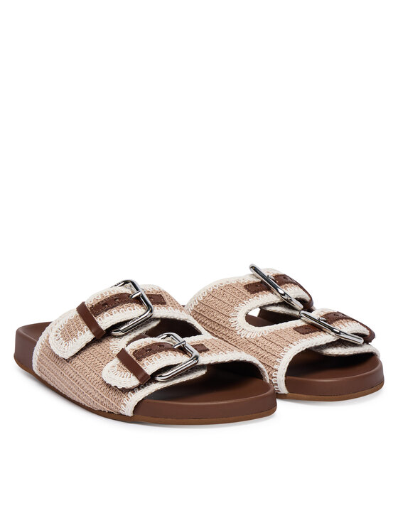 Weekend Max Mara Шльопанці Weekend Max Mara 2615521055600 Бежевий