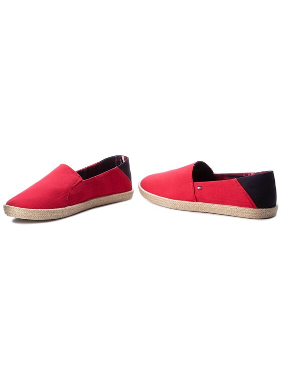 Tommy Hilfiger Espadrile Tommy Hilfiger Easy Summer Slip On FM0FM00569 Roșu