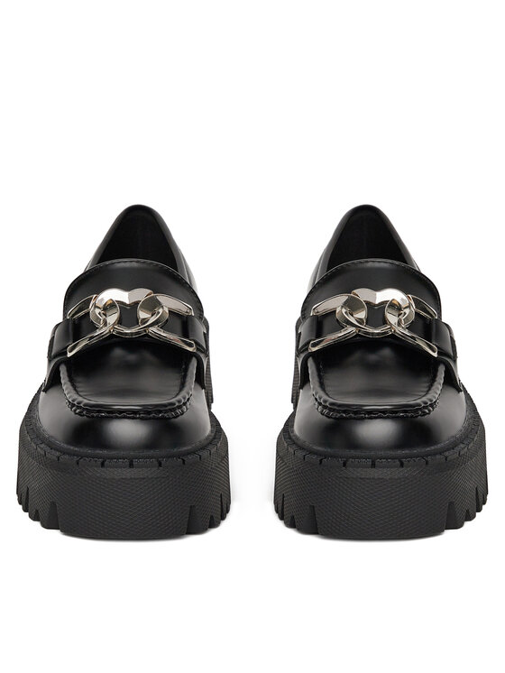DeeZee Loafersy DeeZee 25365-7 Czarny