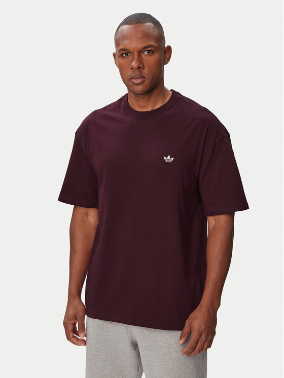 adidas adidas Camiseta Trefoil Essentials Loose KV3139 Guinda/burdeos Regular Fit