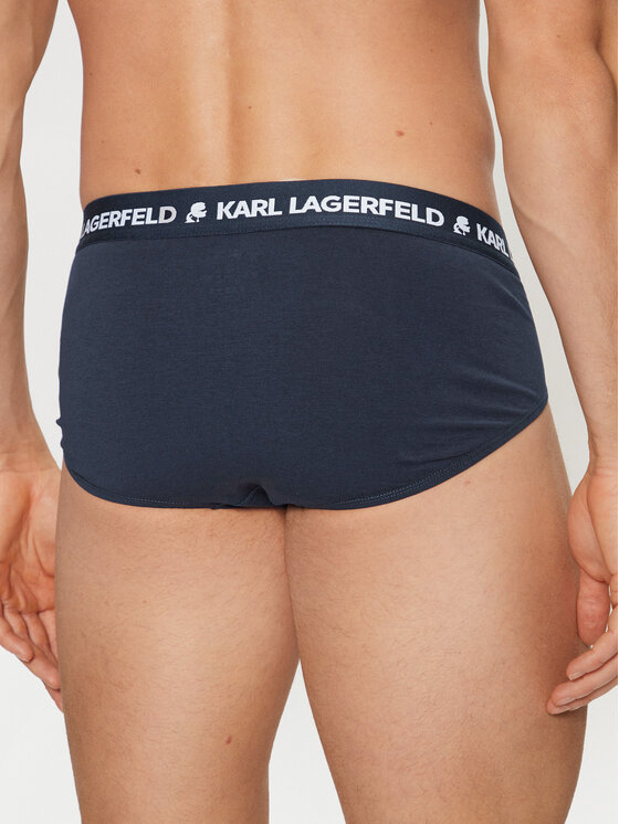 KARL LAGERFELD KARL LAGERFELD Komplet spodnjih hlač slip﻿ A1M47152 Pisana