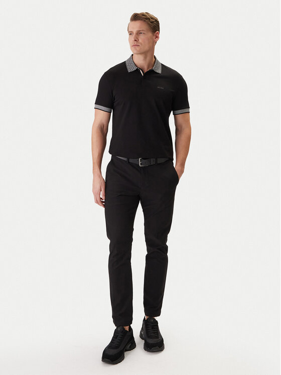 BOSS BOSS Polo 50554583 Negro Regular Fit