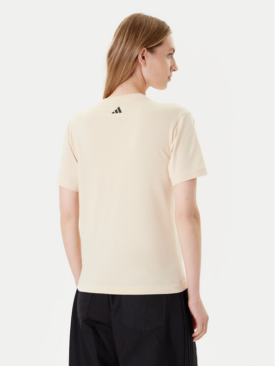 adidas adidas Футболка FARM Graphic JL8614 Бежевий Regular Fit