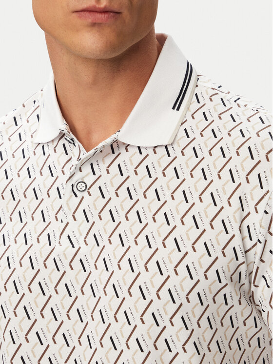 Bugatti Bugatti Polo 8150-15032E Blanco Regular Fit