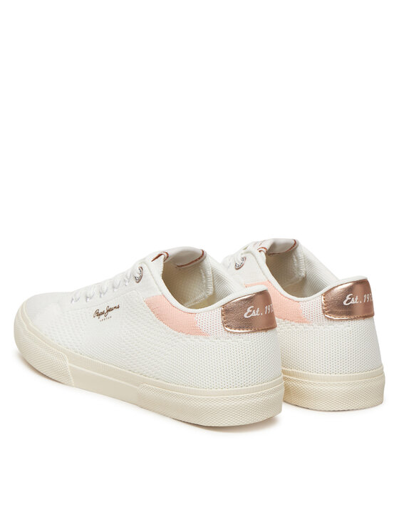 Pepe Jeans Снікерcи Pepe Jeans Kenton Knit PLS31601 Білий