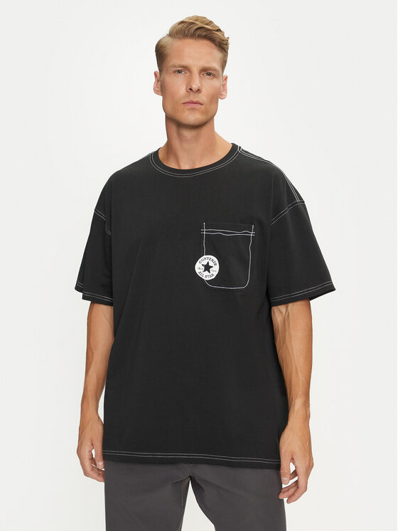 Converse Converse Футболка Sketch 10027256-A03 Чорний Standard Fit