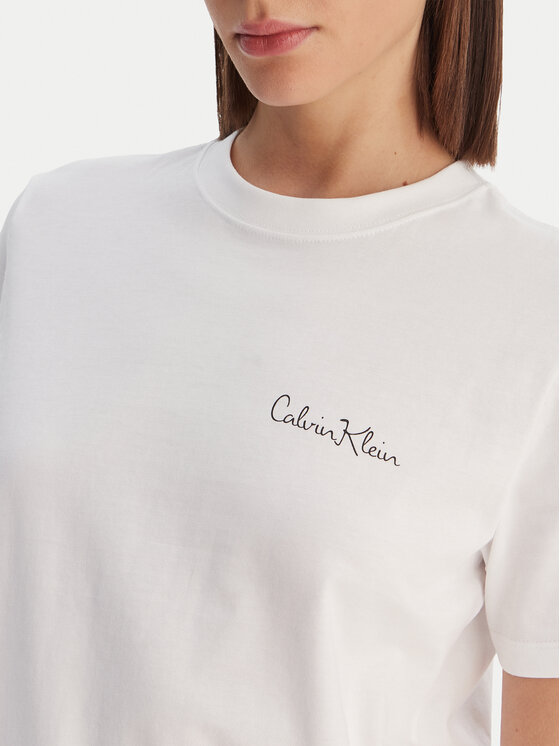 Calvin Klein Calvin Klein Camiseta Calvin Klein-Lv047E809G Yaa LV047E809G Blanco Classic Fit