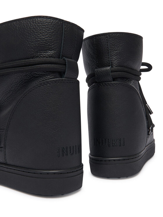 Inuikii Sněhule Inuikii Full Leather Wedge 1001.004.0092 Černá