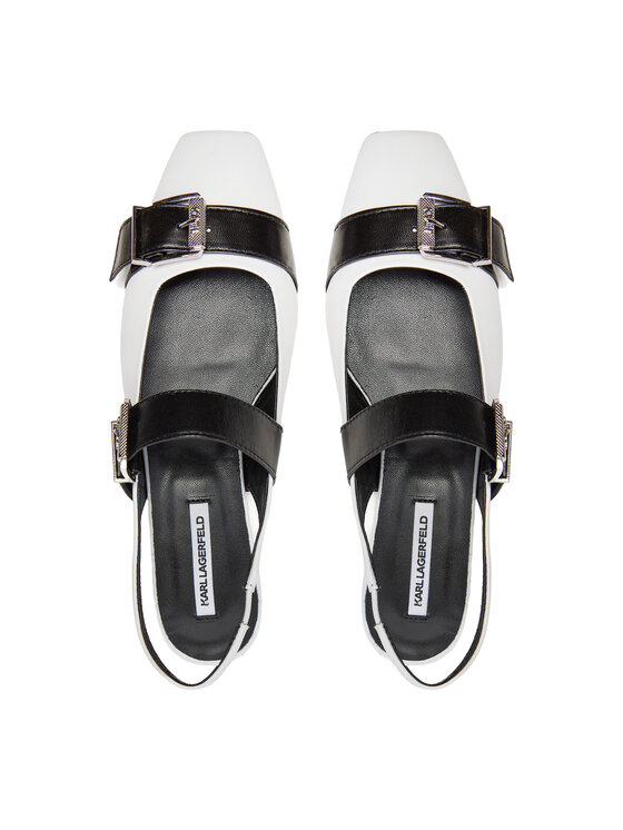 KARL LAGERFELD Балетки KARL LAGERFELD Konnie KL40186 Білий