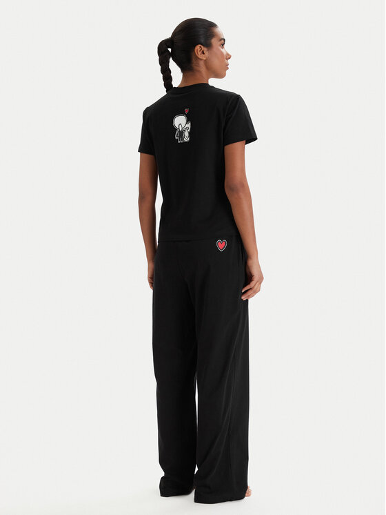 KARL LAGERFELD KARL LAGERFELD Pijama B1W45004 Negro Regular Fit