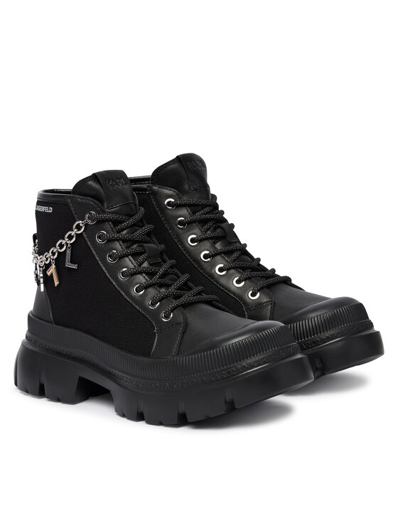 KARL LAGERFELD Trzewiki KARL LAGERFELD Trekka KL43536S Czarny