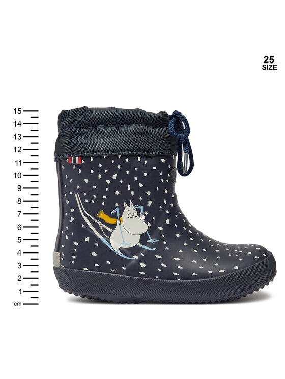 Viking Wellington Viking Alv Indie Warm Moomin 1-13520-5 Blu scuro
